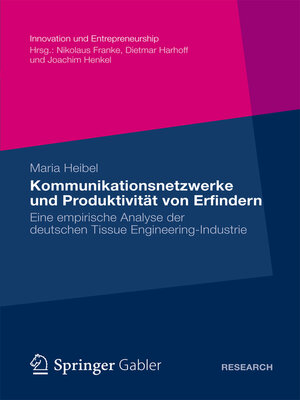 cover image of Kommunikationsnetzwerke und Produktivität von Erfindern